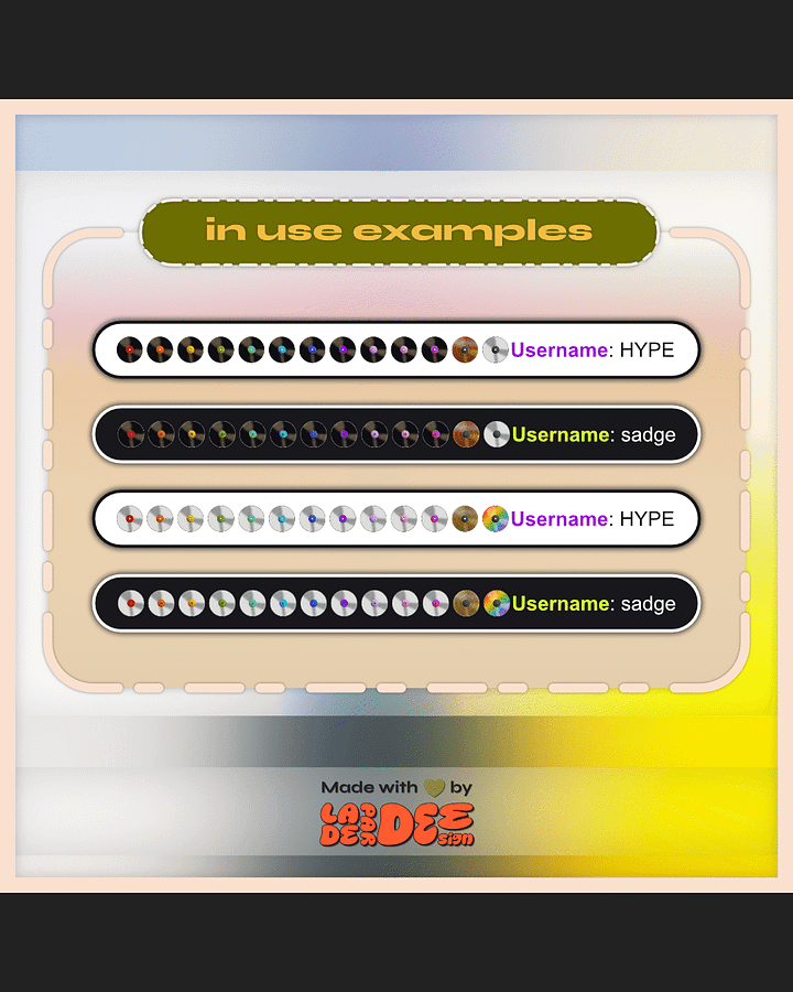 Vinyl Record Badges product image (2)