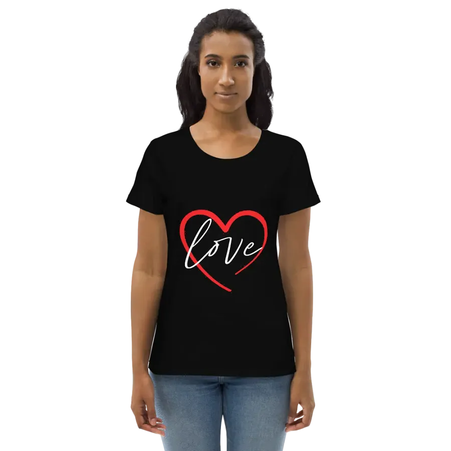 Love Graffiti Heart Women's Tee product image (13)