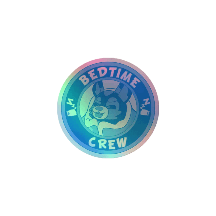 Bed Time Crew Holo Sticker product image (1)