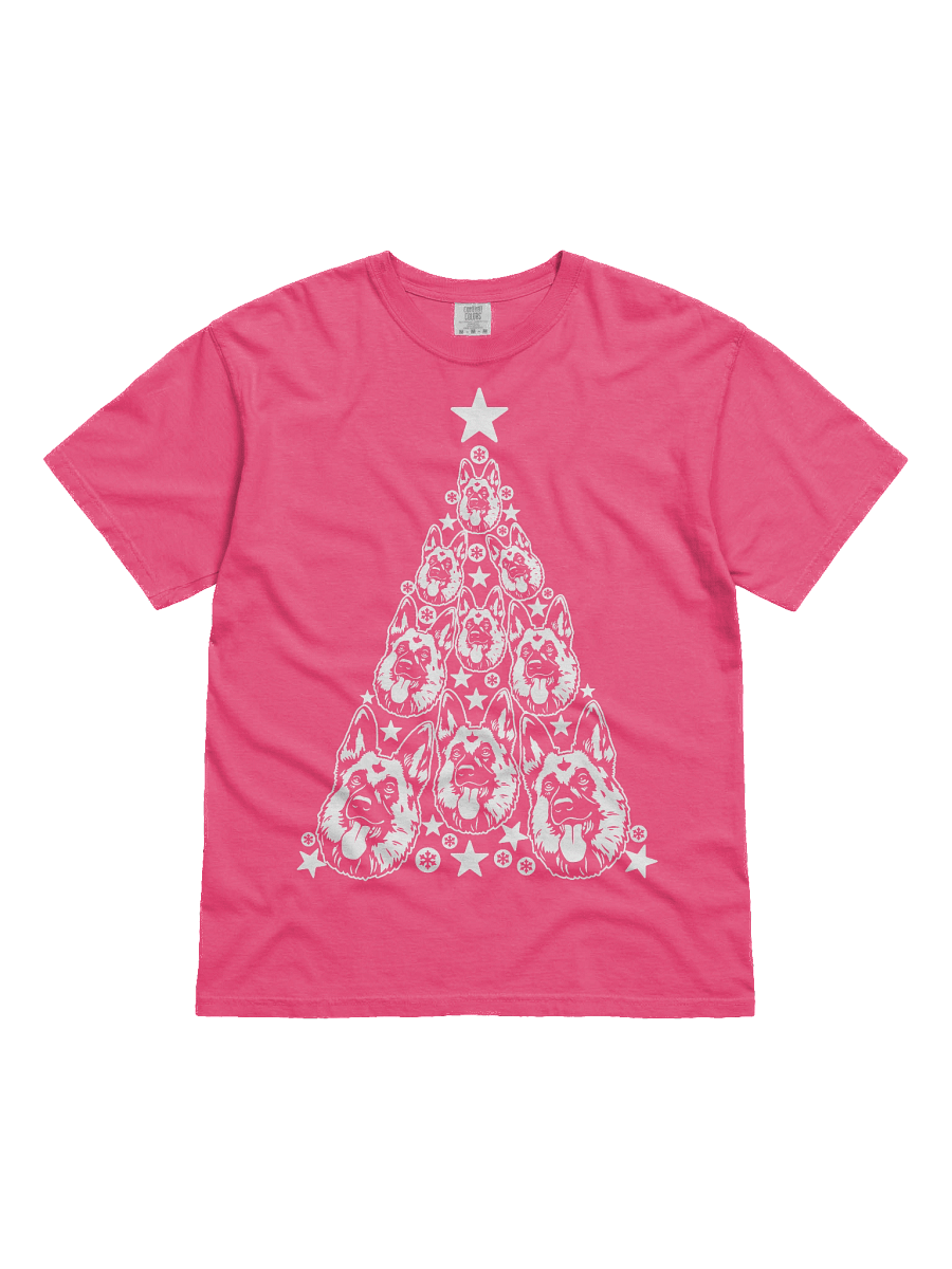 German Shepherd(2) Christmas Tree T-Shirt product image (41)