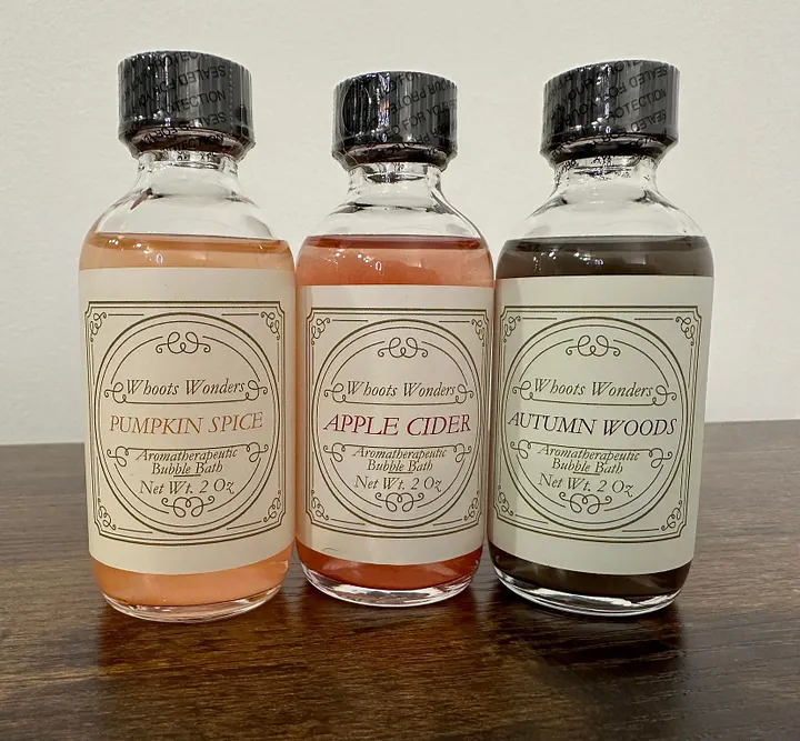 LIMITED EDITION Fall Collection Mini Aromatherapeutic Bubble Baths product image (1)