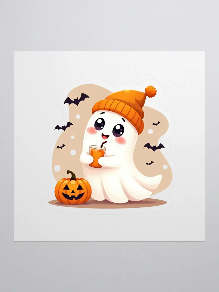 Boo-tiful Ghost and Pumpkin Sticker Set product image (1)