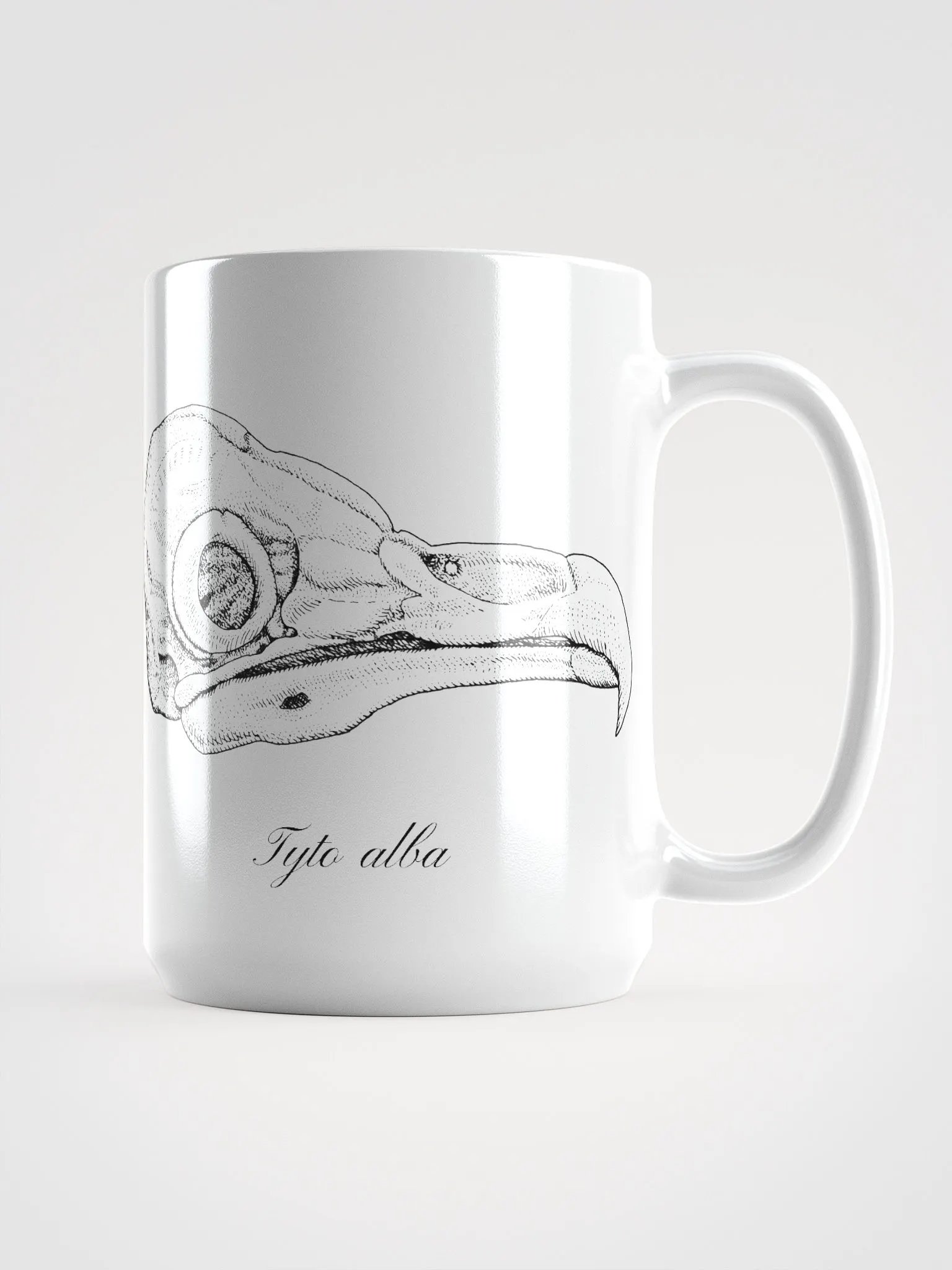 Barn Owl Skull Mug product image (1)