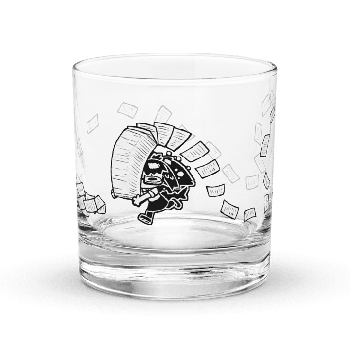 Run From Your Problems Glass product image (2)