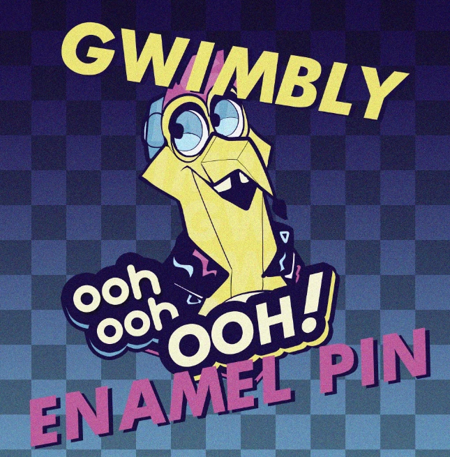 Gwimbly Smiling Friends AdultSwim Enamel Pin product image (1)