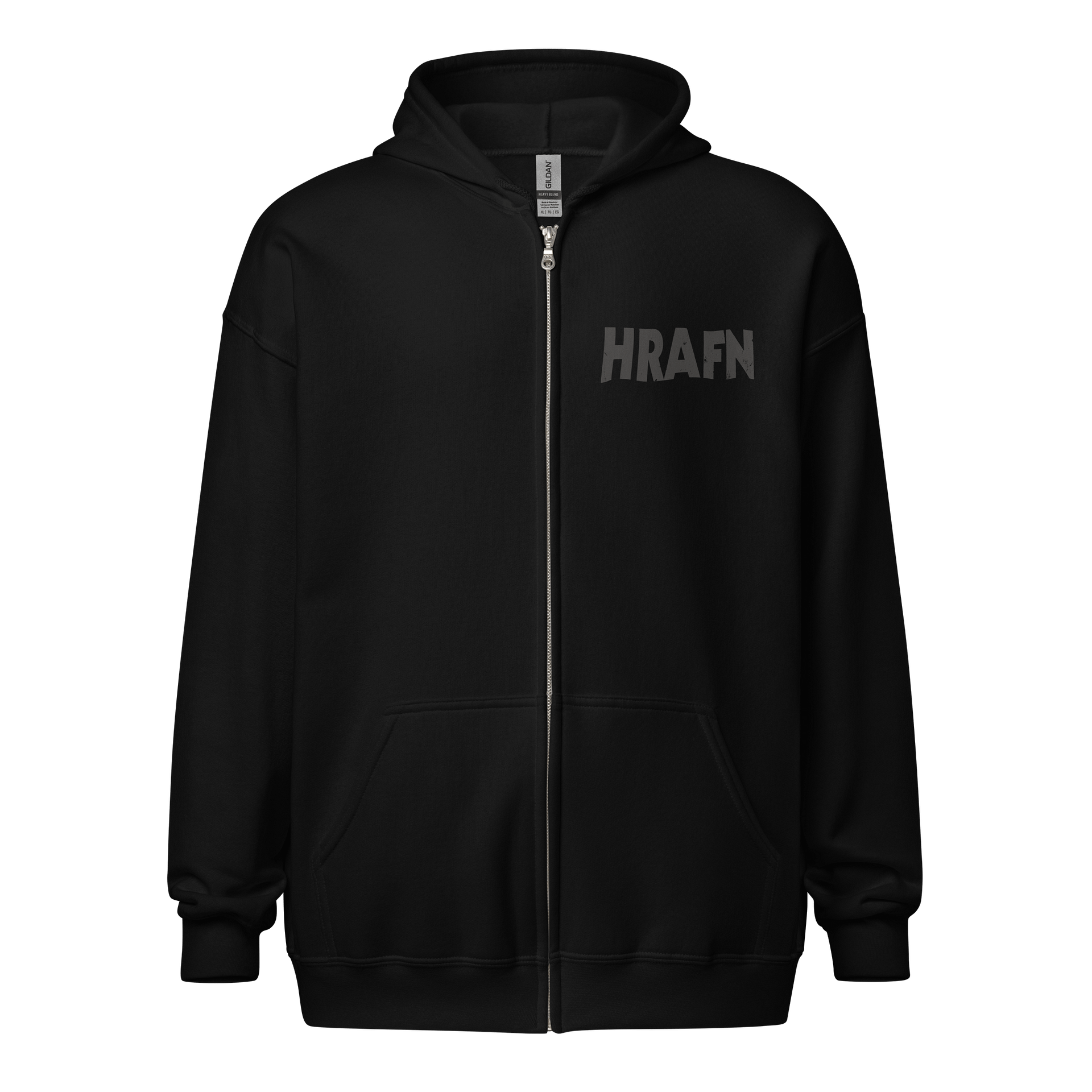 Hrafn Master of Gravity Crew Zip Hoodie Grey product image (1)
