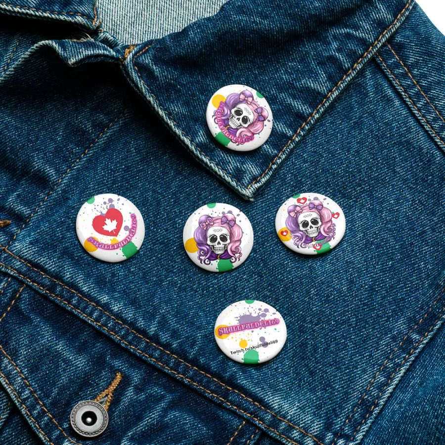 Moonlit Skull Pigtails Pin Set product image (16)