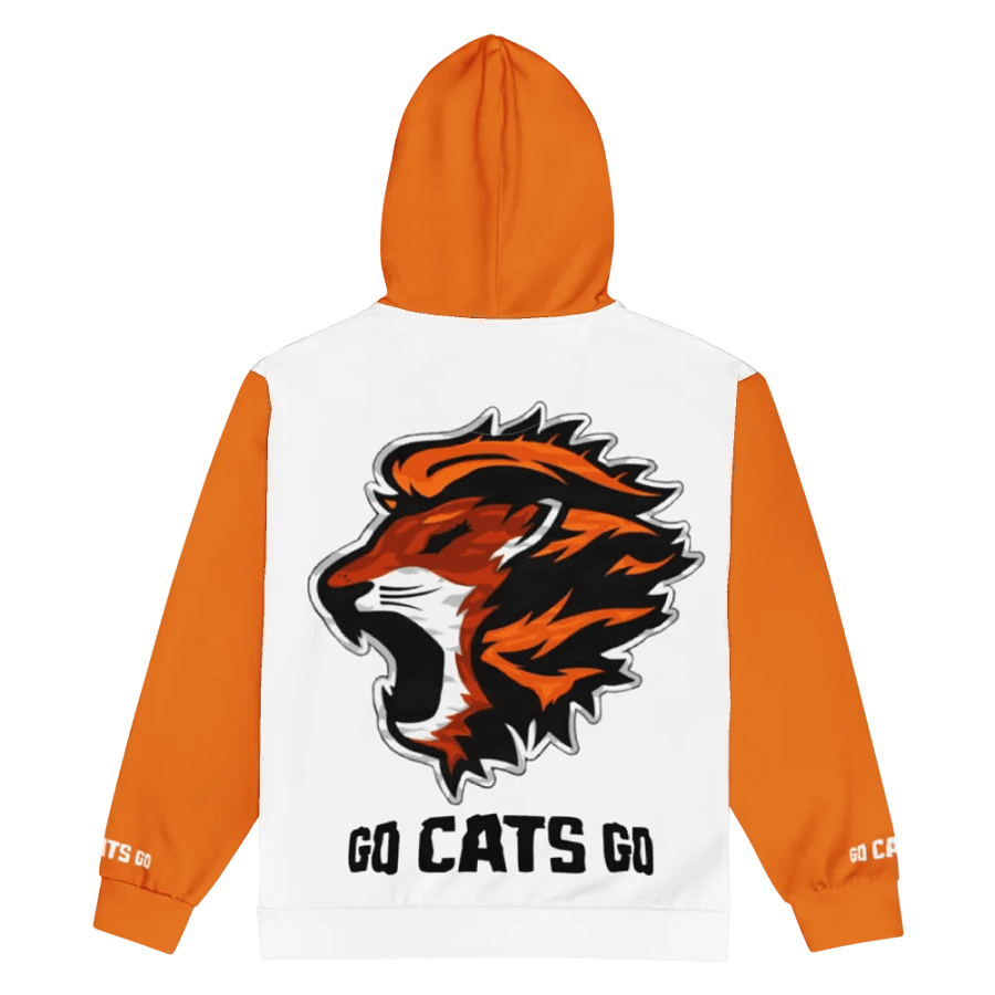 Orange Cats Hoodie (White) product image (3)