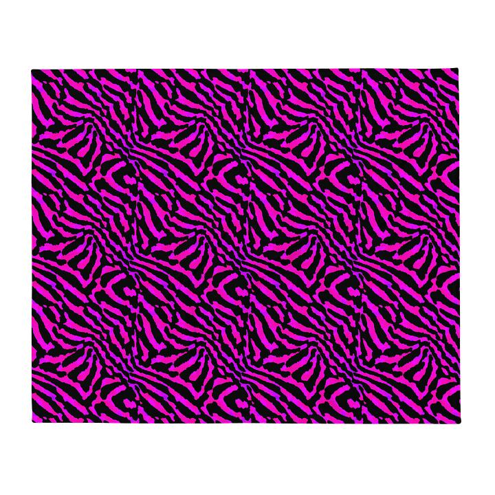 Purple Zebra Blanket product image (1)