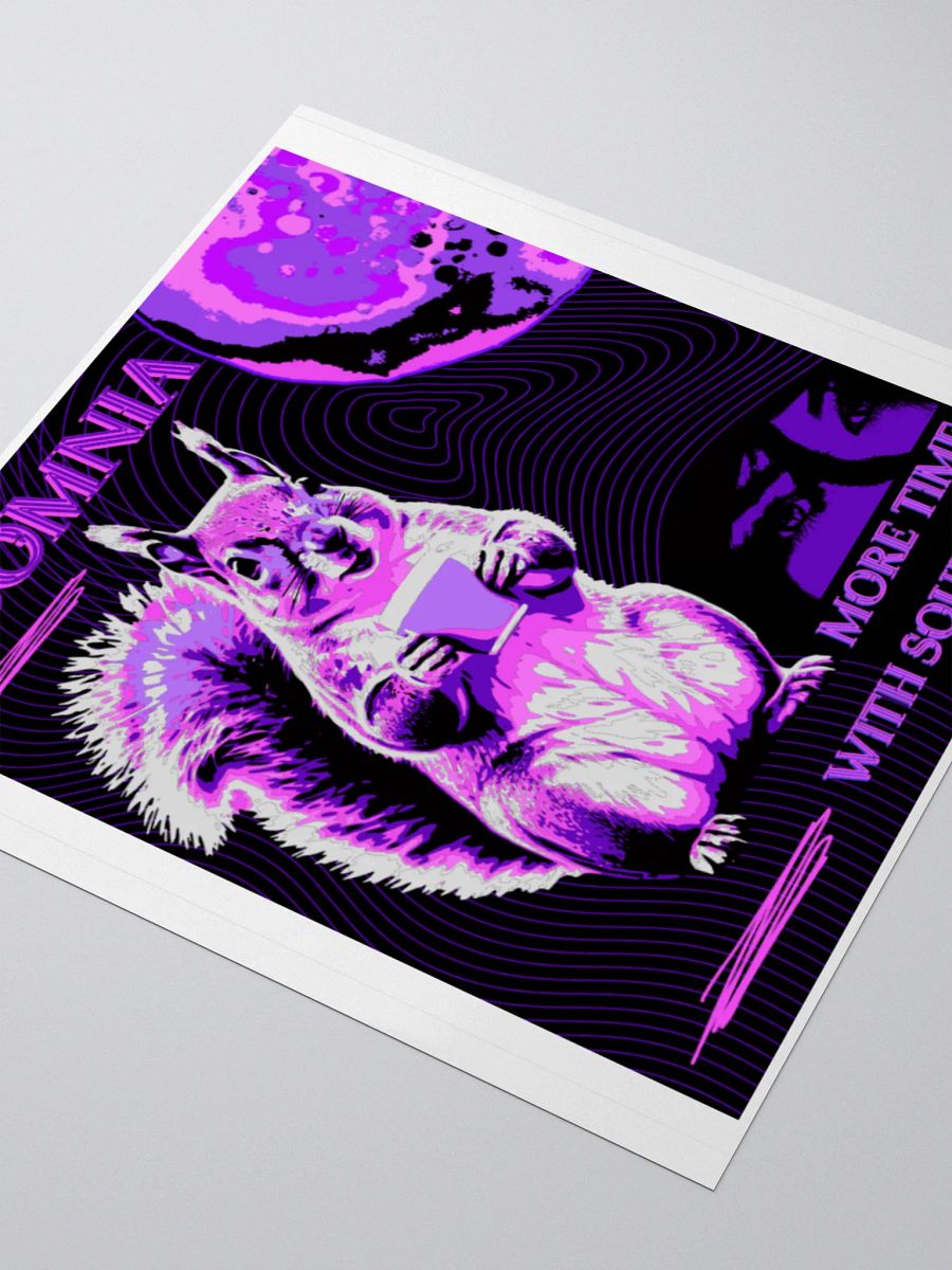 Insomnia Squirrel Kiss Cut Stickers product image (9)