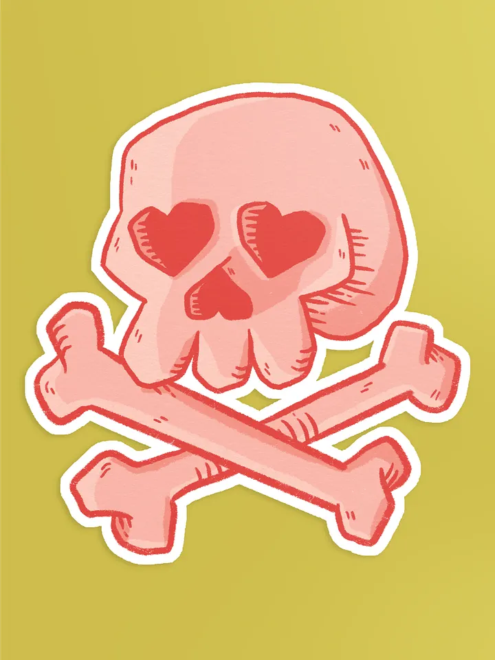 I Only Have Skulls for You Sticker product image (1)