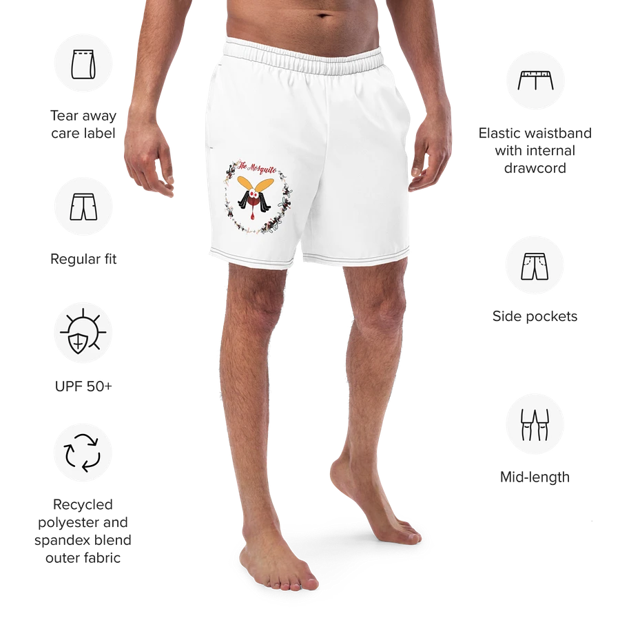 Whimsical Mosquito Madness Swim Trunks product image (21)