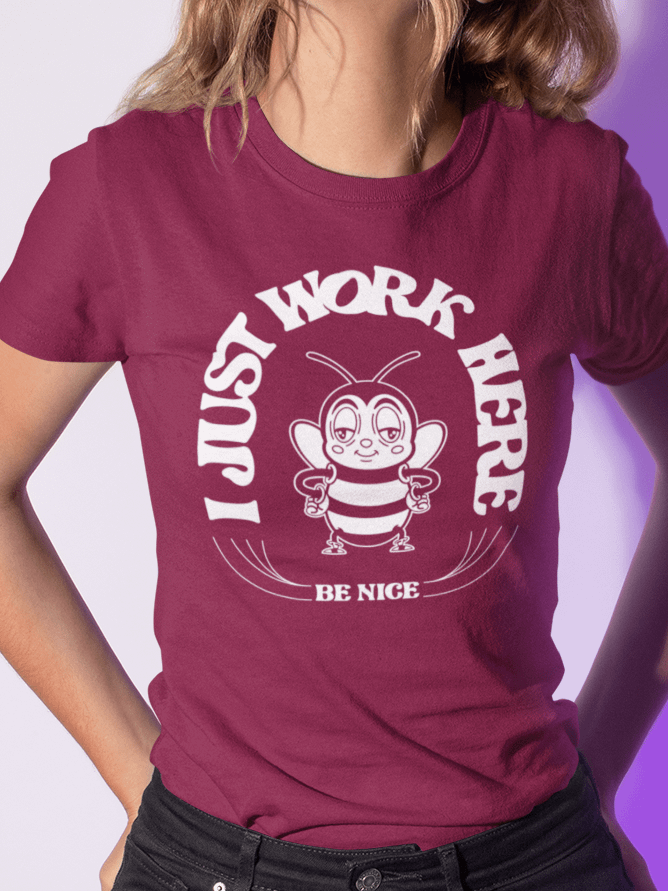 I Just Work Here Graphic Tee product image (1)