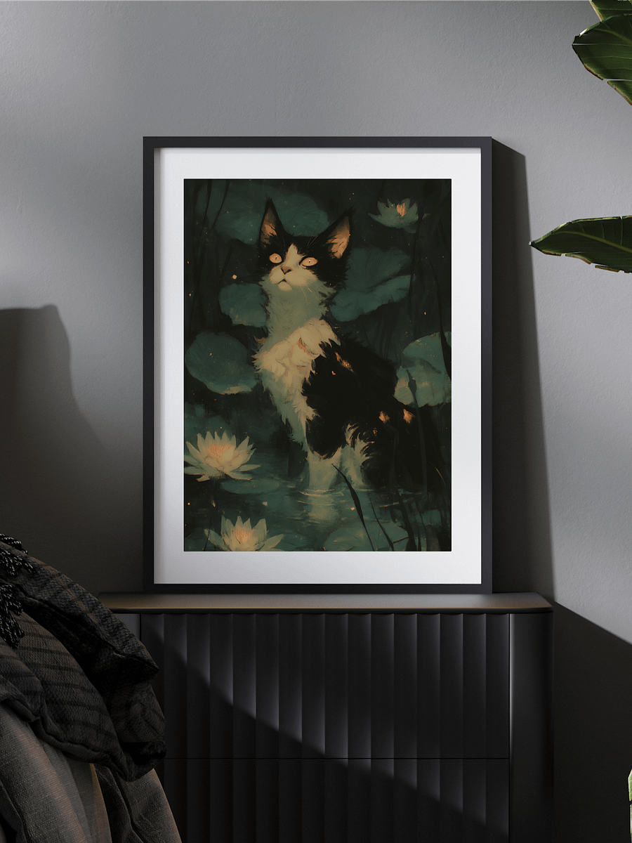 Moonlit Guardian - Serene Nightwatch Art product image (5)