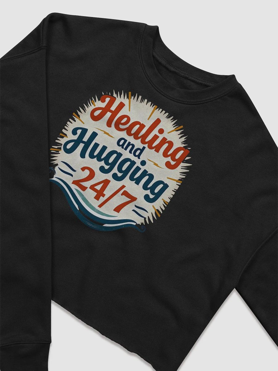 Healing Hug Fleece Crop Sweatshirt product image (9)