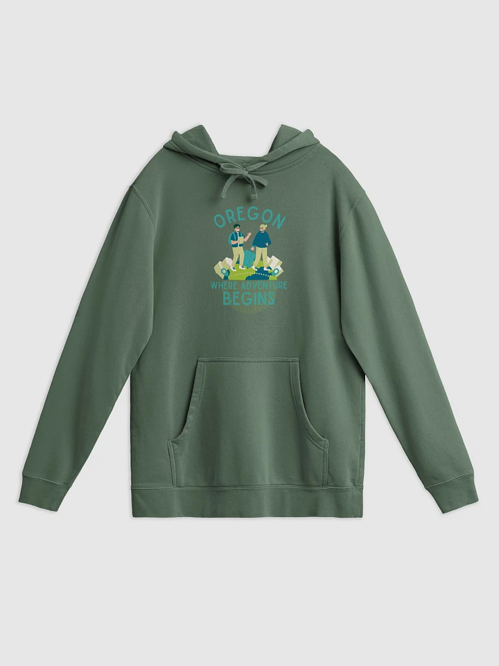 Oregon Adventure Hipster Journey Pigment Hoodie product image (1)