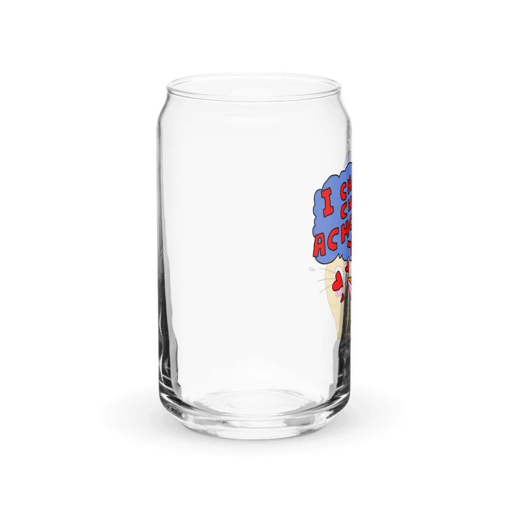 Achoo on You Orange Cat Can-Shaped Glass product image (4)