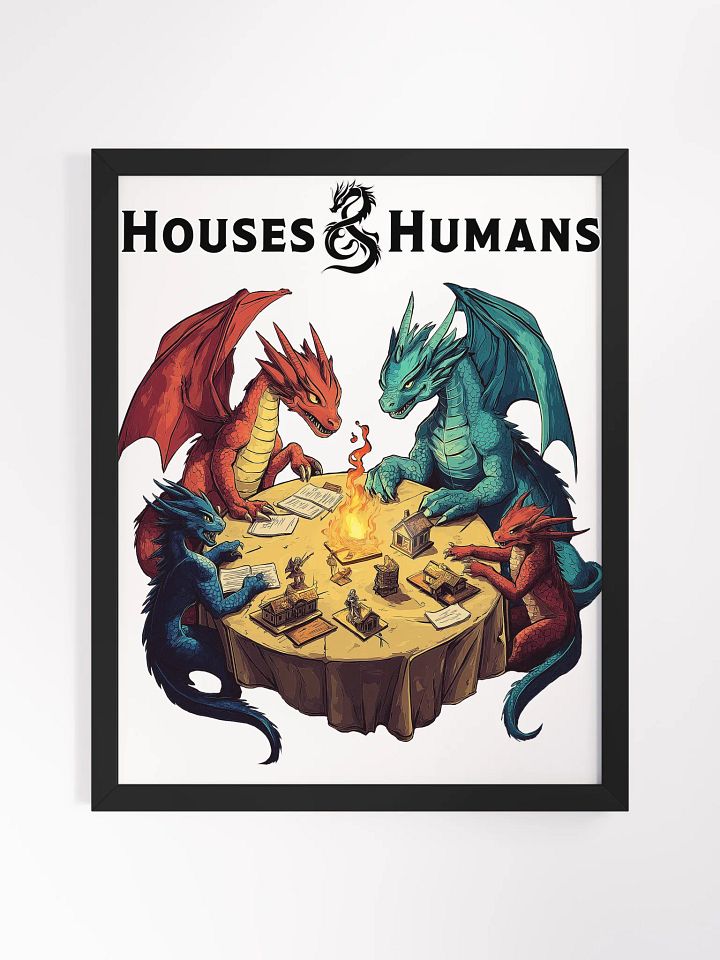Houses and Humans - Framed Poster product image (1)