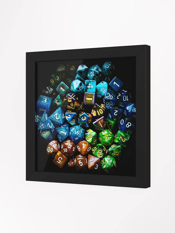 Hexed Dice Framed Print product image (7)