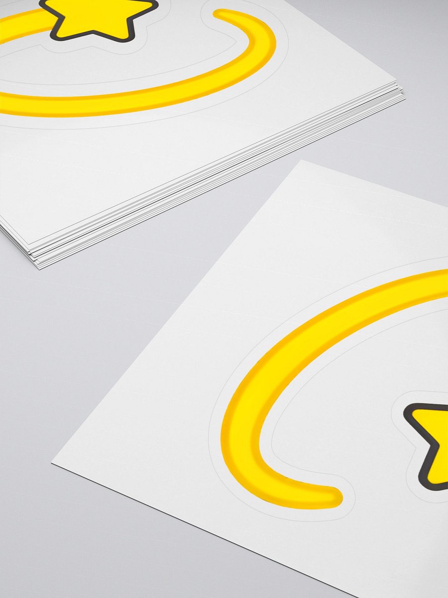 Cosmic Swoosh Kiss Cut Stickers product image (4)