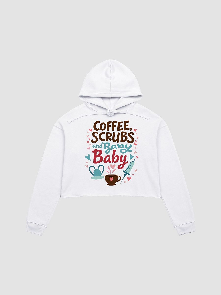 Medical Mama, Coffee, Scrubs, and Baby Fleece Hoodie product image (8)