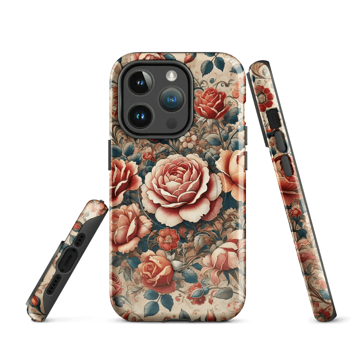 Vintage Rose Garden MagSafe® iPhone® Tough Case - Painting Artwork fit for iPhone 16 15 14 Pro Max product image (3)