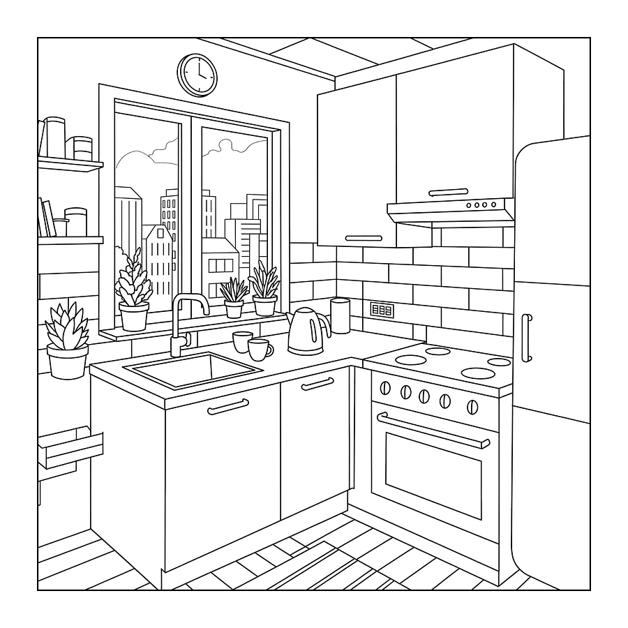 Cozy Corners Coloring Book product image (5)