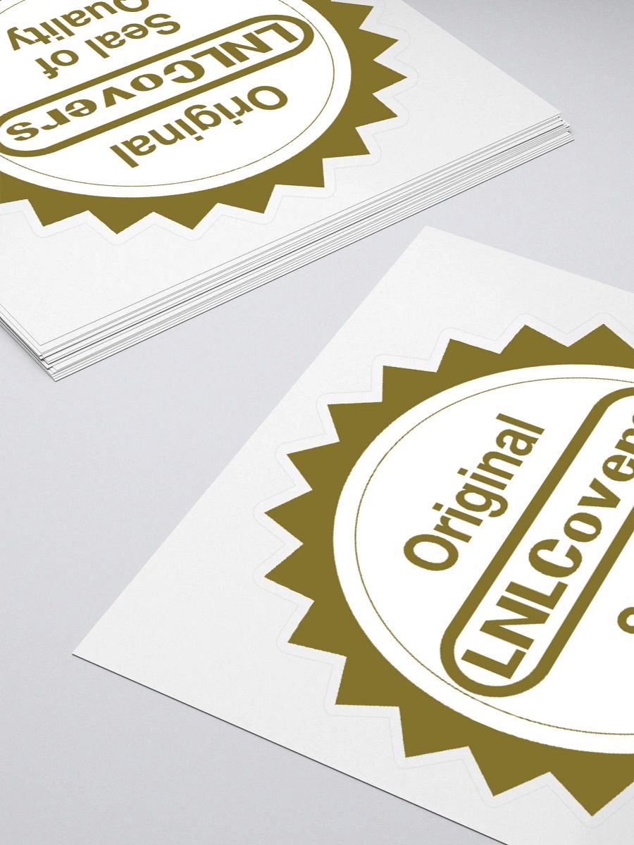 LNLCovers Seal of Quality - Kiss Cut Sticker product image (4)
