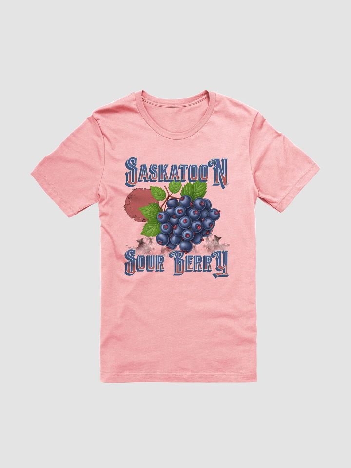 Saskatoon Sour Berry Illustrated T-Shirt product image (44)