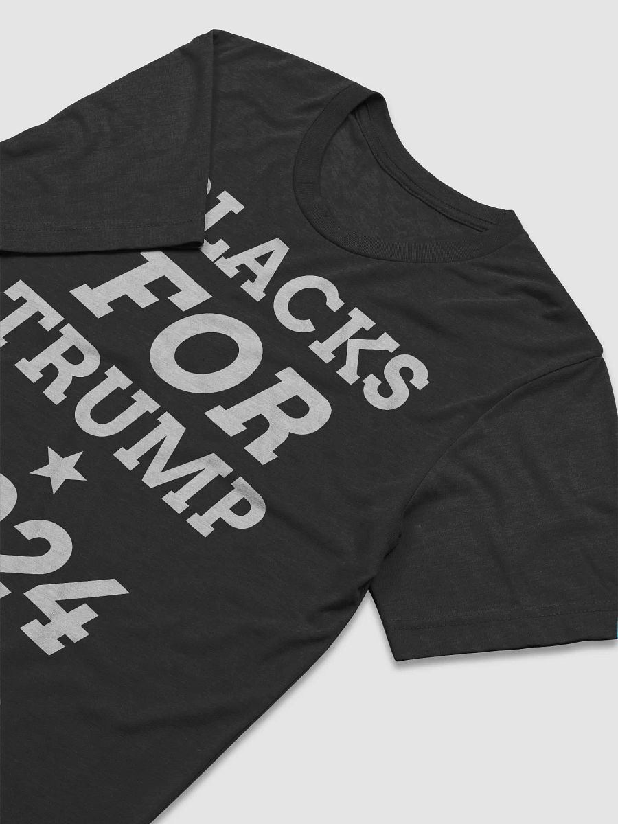 BLACKS FOR TRUMP 2024 Triblend Short Sleeve T-Shirt product image (6)