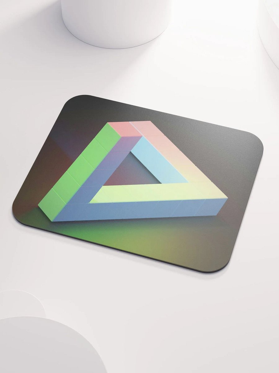 Mouse pad with illusion design. product image (3)