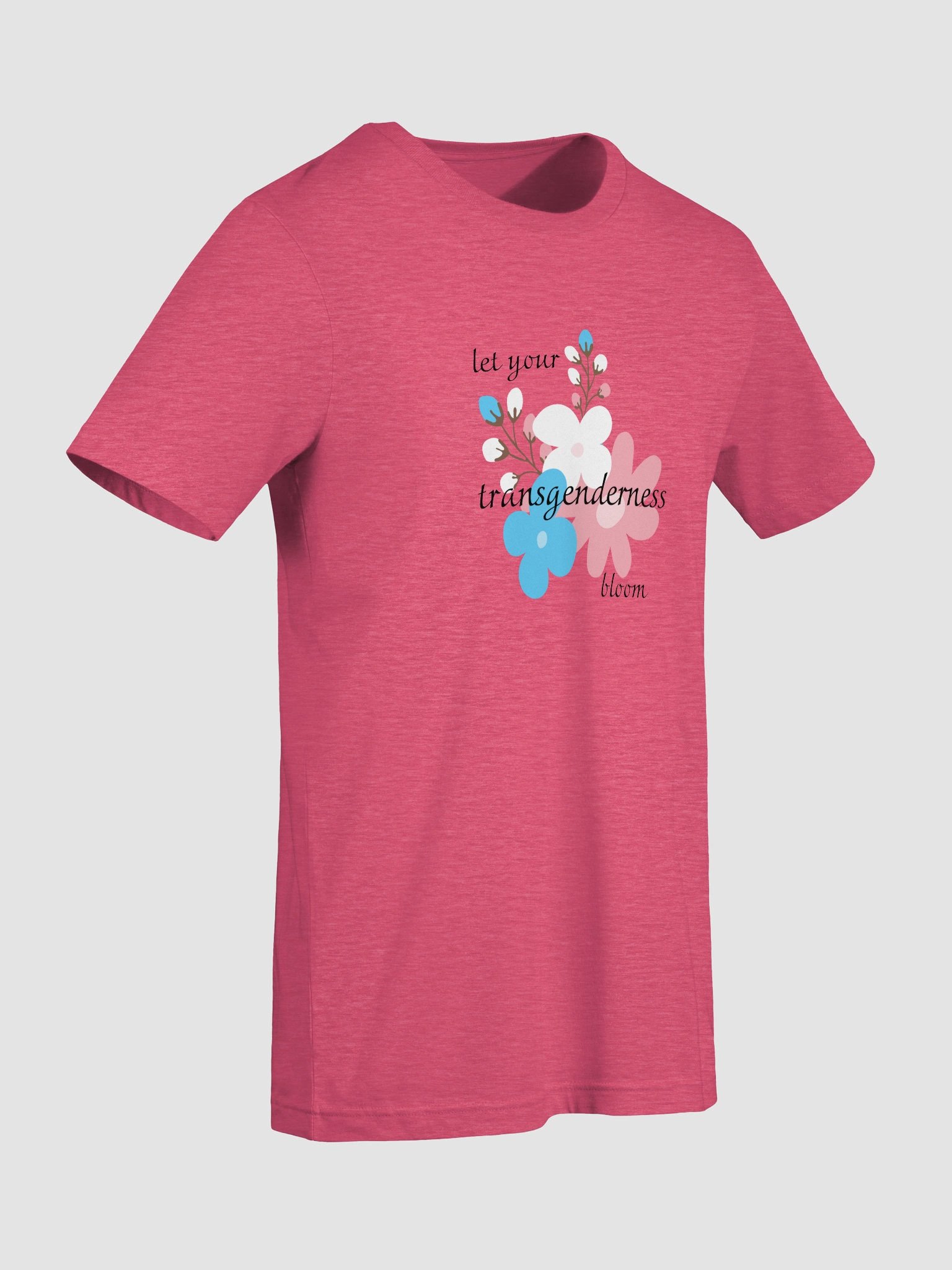 let your transgenderness bloom t-shirt product image (9)