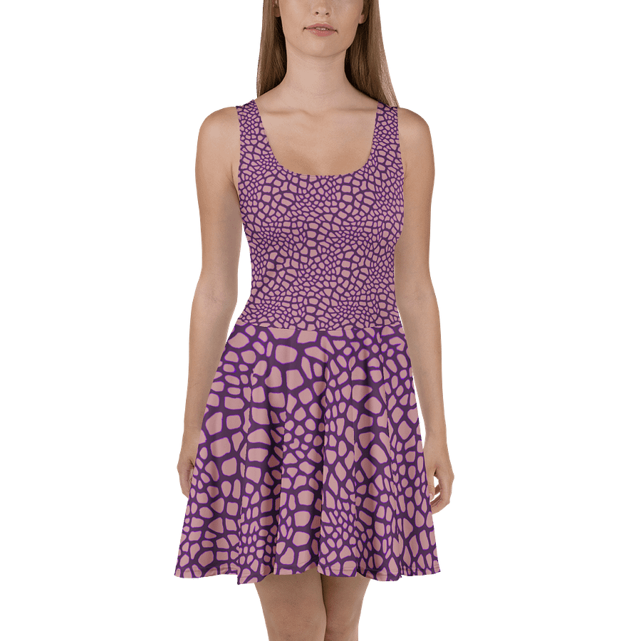 Purple Giraffe Skater Dress product image (2)