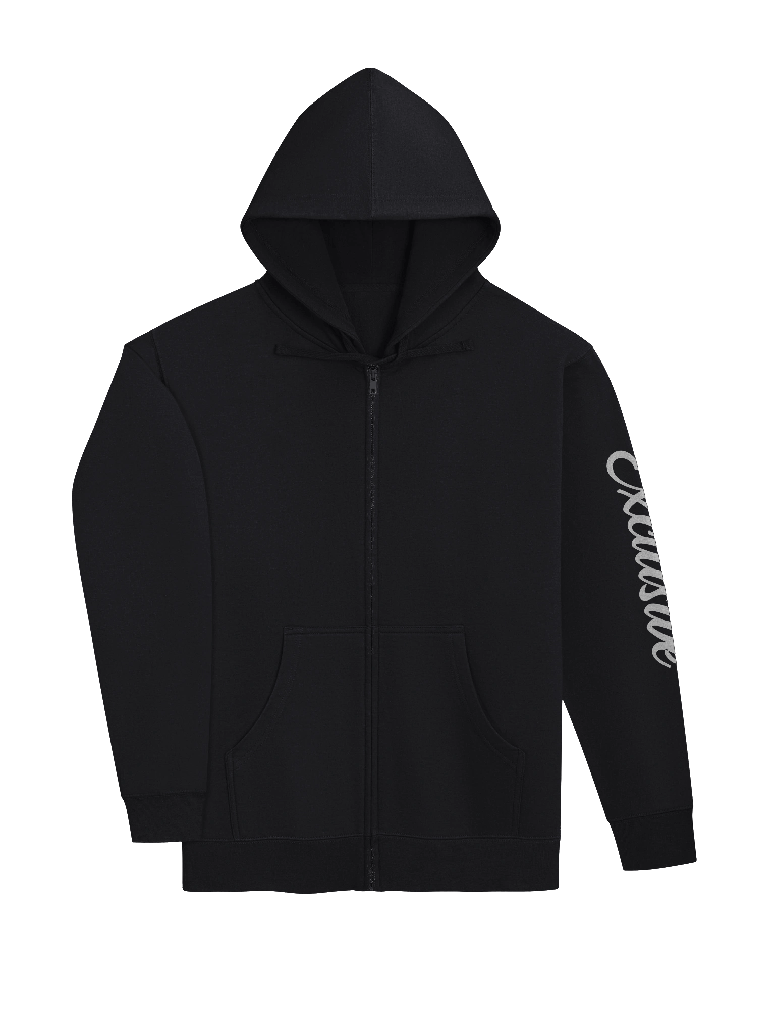 White Logo Zip-Up Hoodie product image (9)