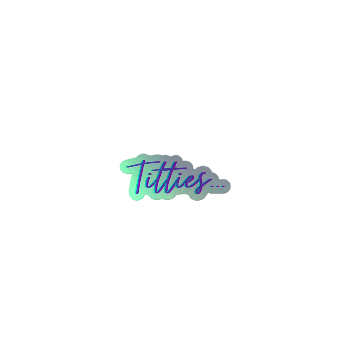 Holo Tatas Sticker product image (1)