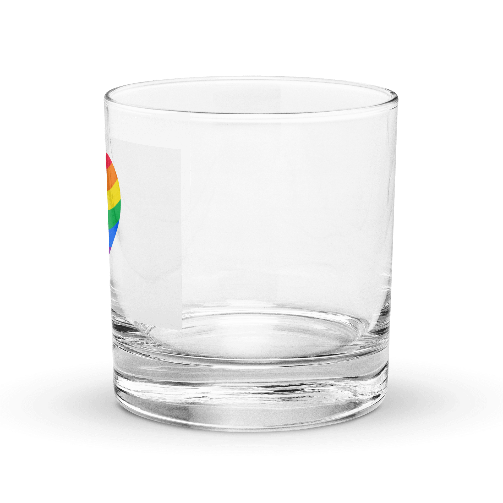 Rainbow Heart Rocks Glass product image (2)