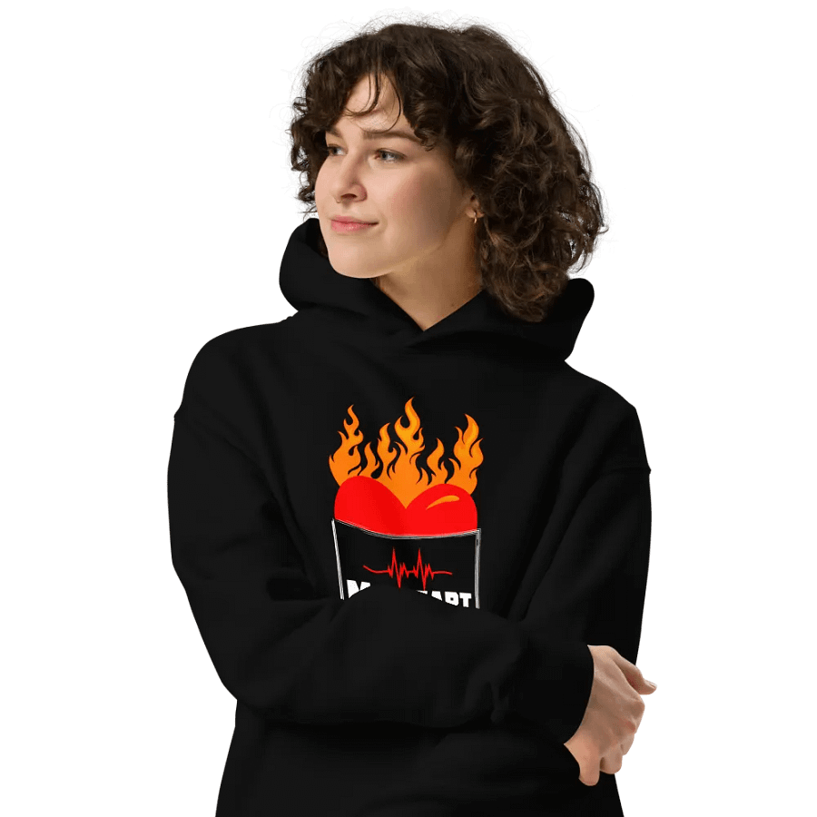 My heart unisex hoodie product image (7)