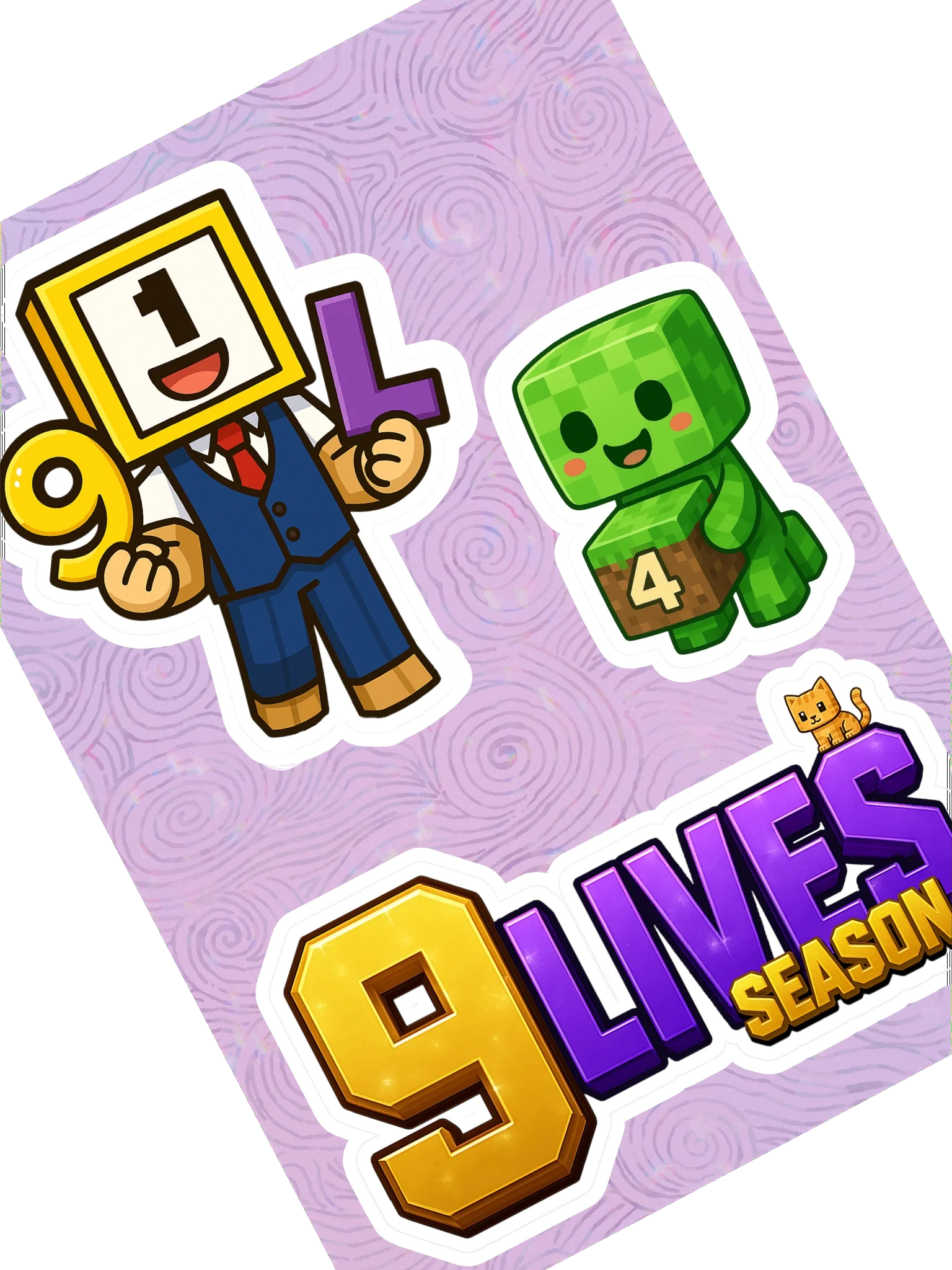 9LS4 RUprime Sticker Sheet product image (2)