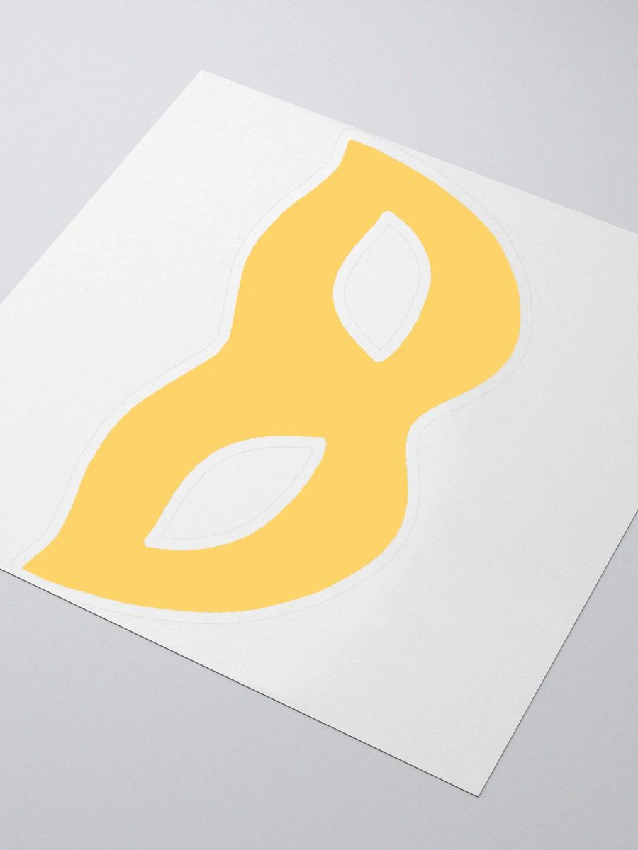 Yellow Mask Sticker product image (3)