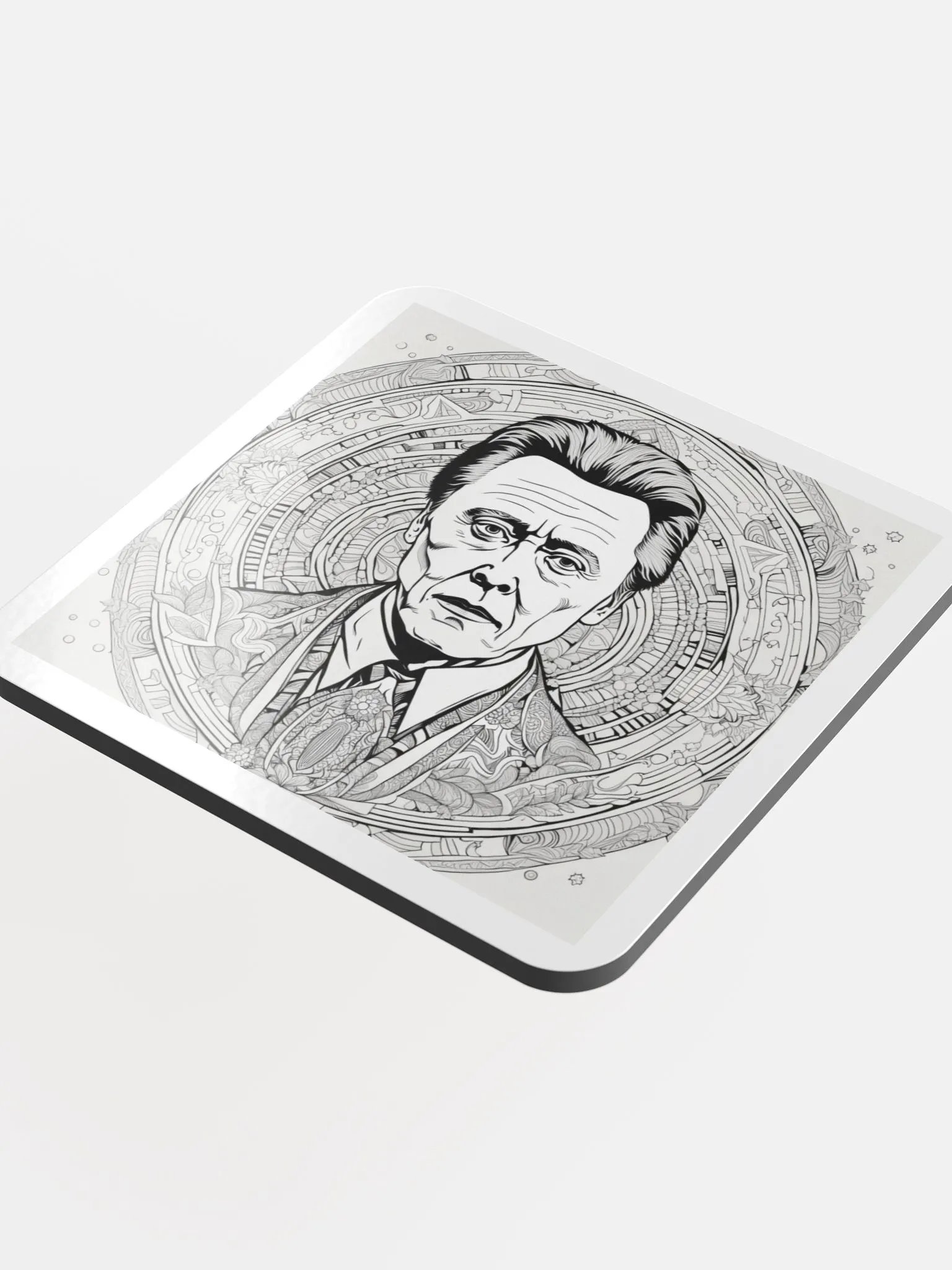Ornate Serenity Cork Coaster product image (4)
