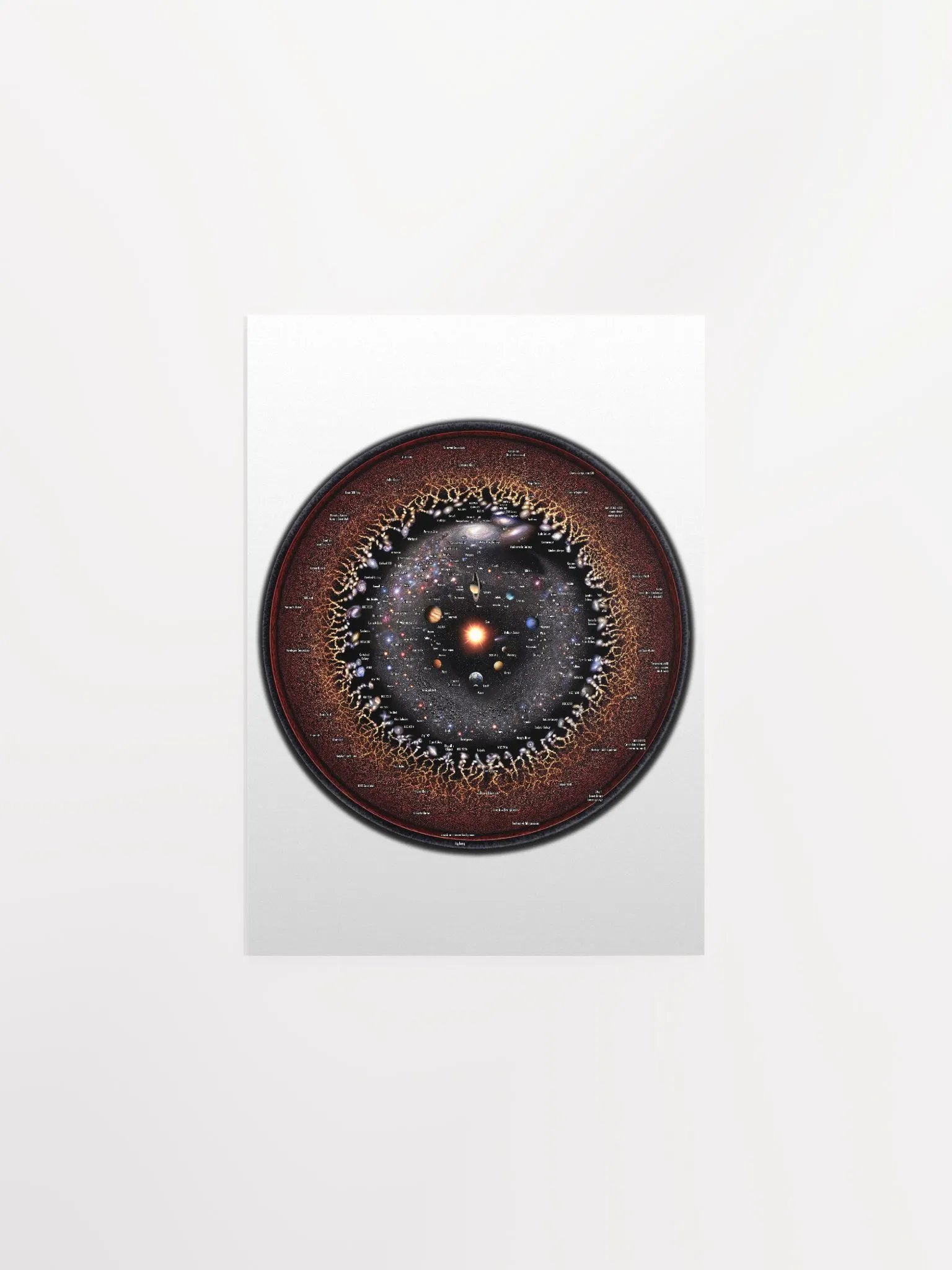 Observable Universe Circular Map 2024 product image (2)