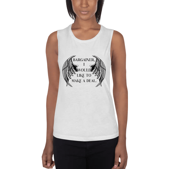 Bargainer Calling Card Bella+Canvas Women's Flowy Muscle Tank product image (47)