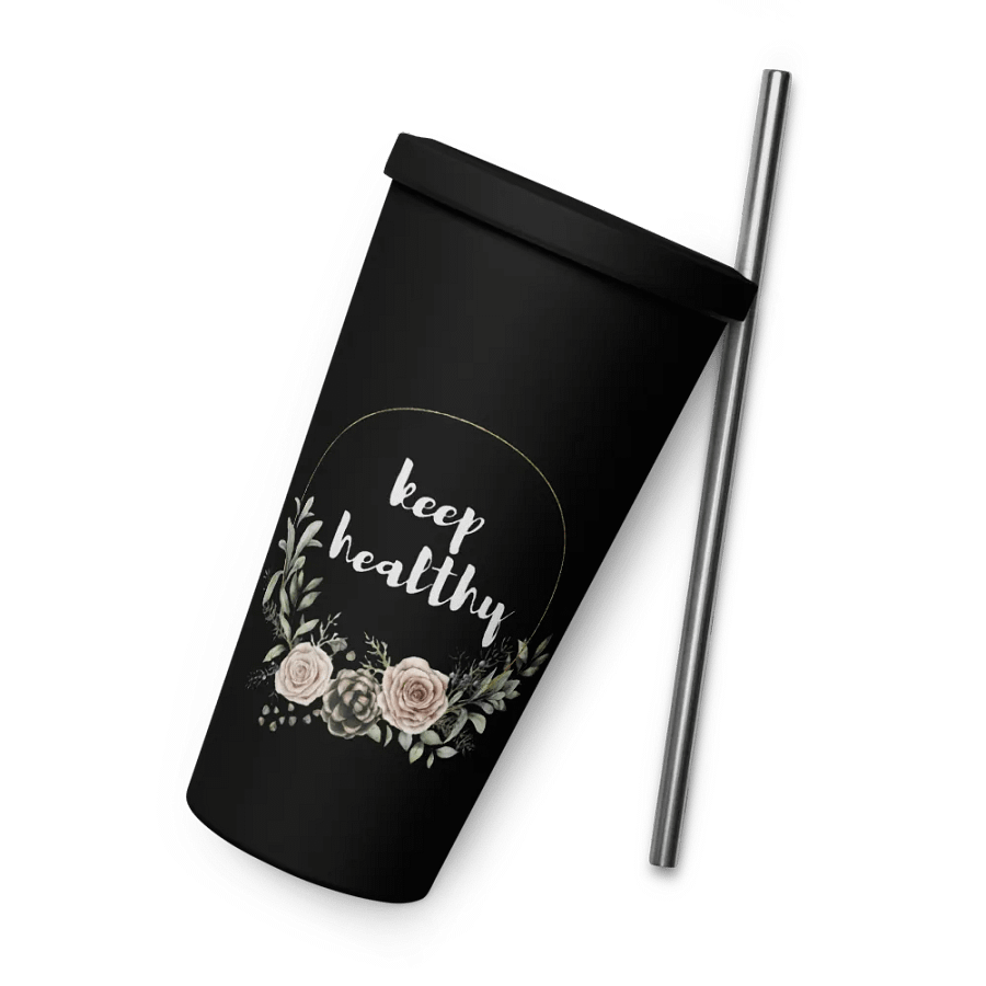 Floral Stainless Steel Thermal Tumbler product image (9)