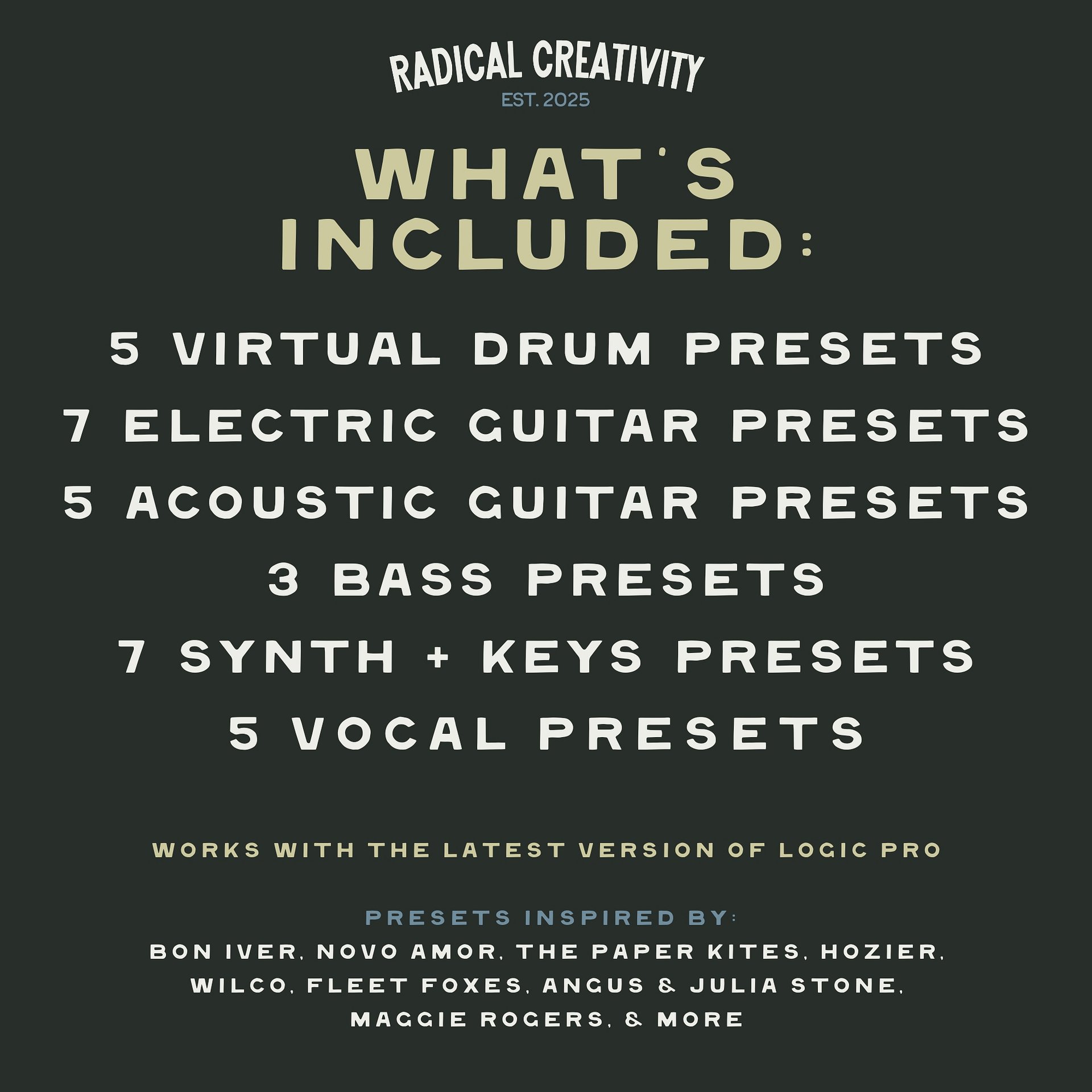 Indie Folk Preset Pack for Logic Pro product image (2)