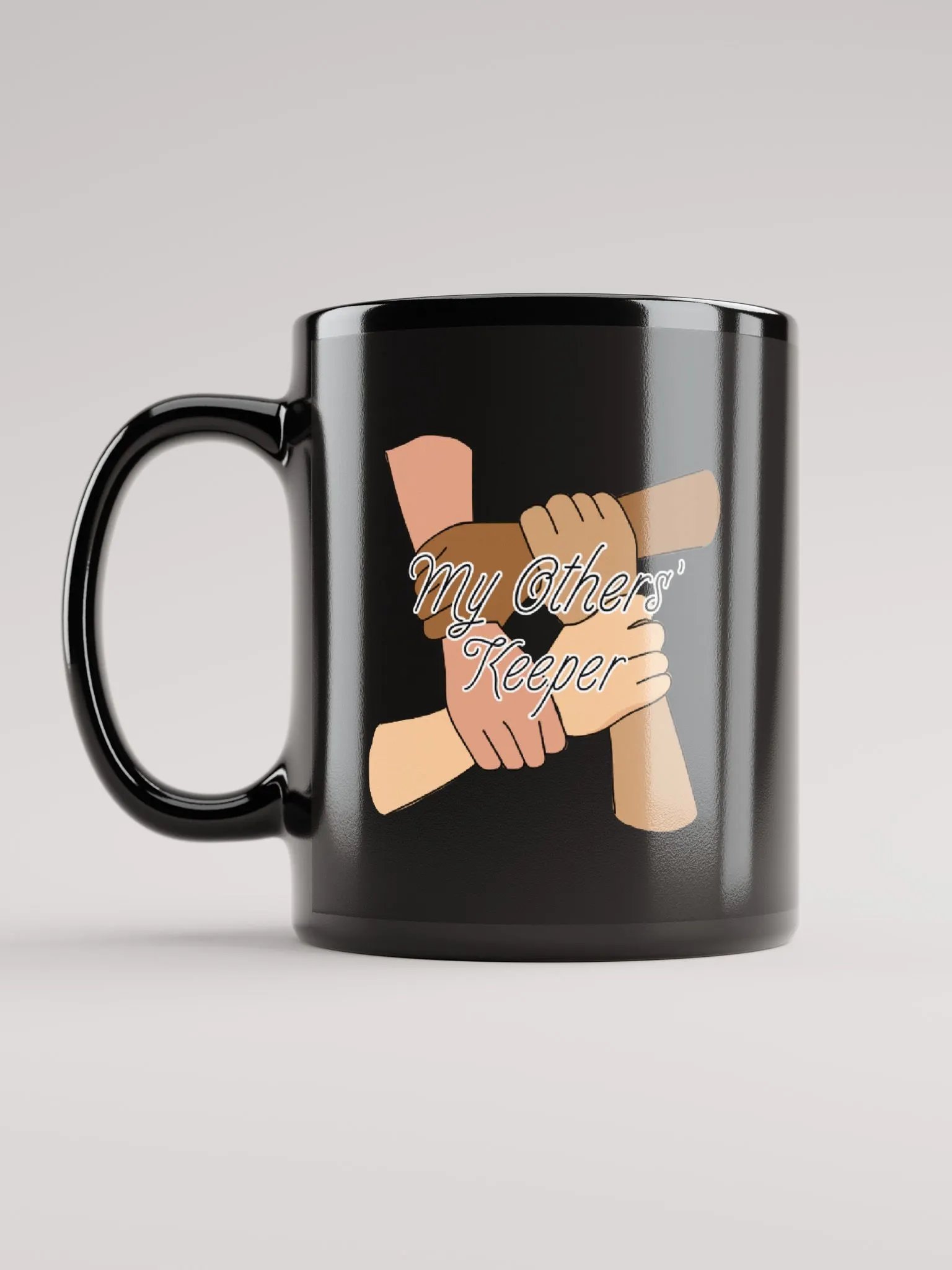My Others' Keeper Black Mug product image (12)