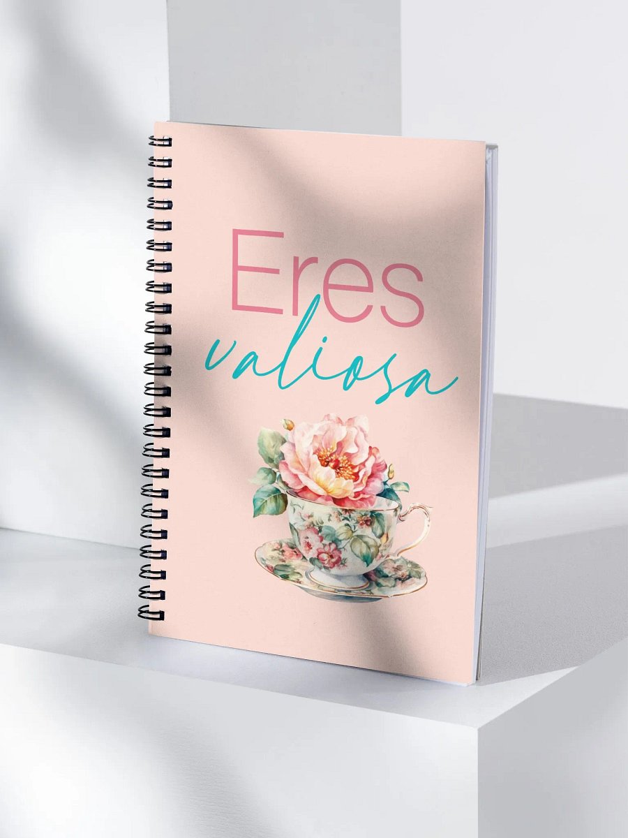 Eres valiosa Spiral Notebook product image (4)