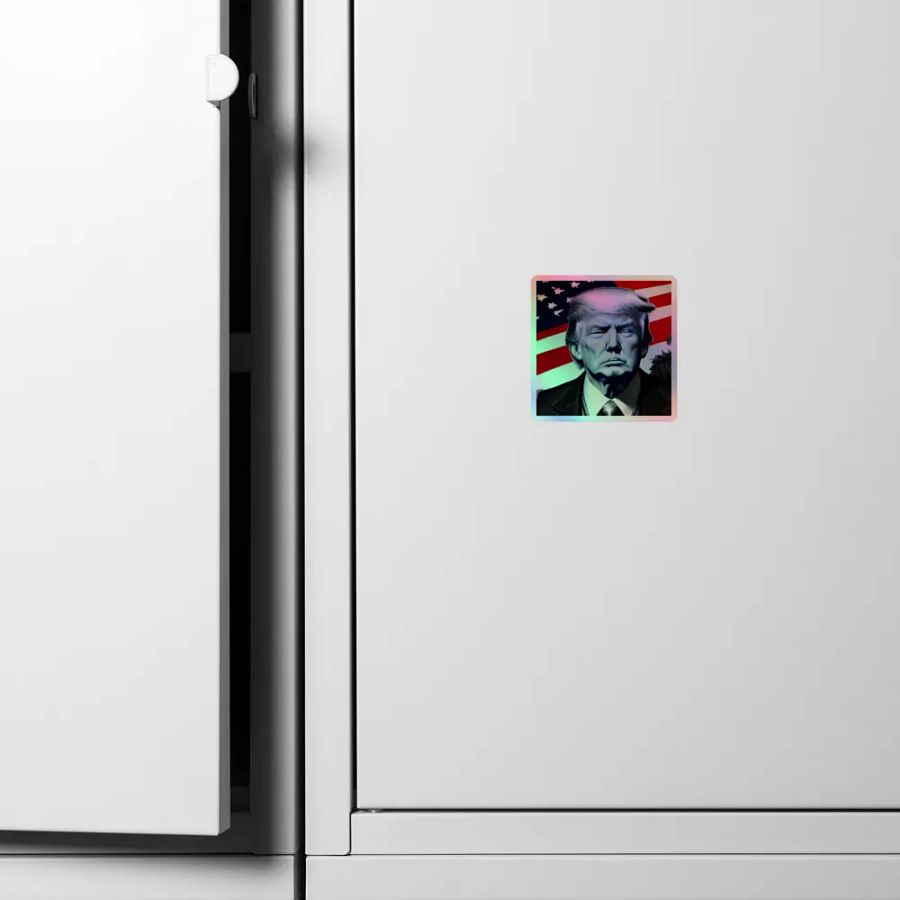 Patriotic Visionary Holographic Sticker product image (6)