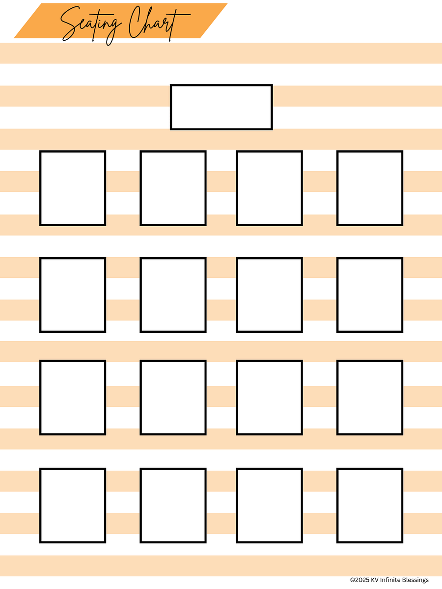 Teacher Seating Chart Organizer | Digital & Printable Bullet Journal product image (5)