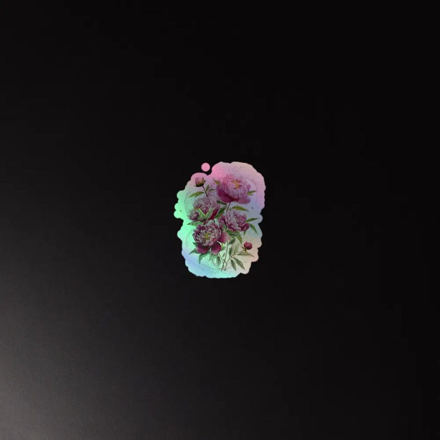 Holographic Peony Paradise Sticker Sheet product image (4)