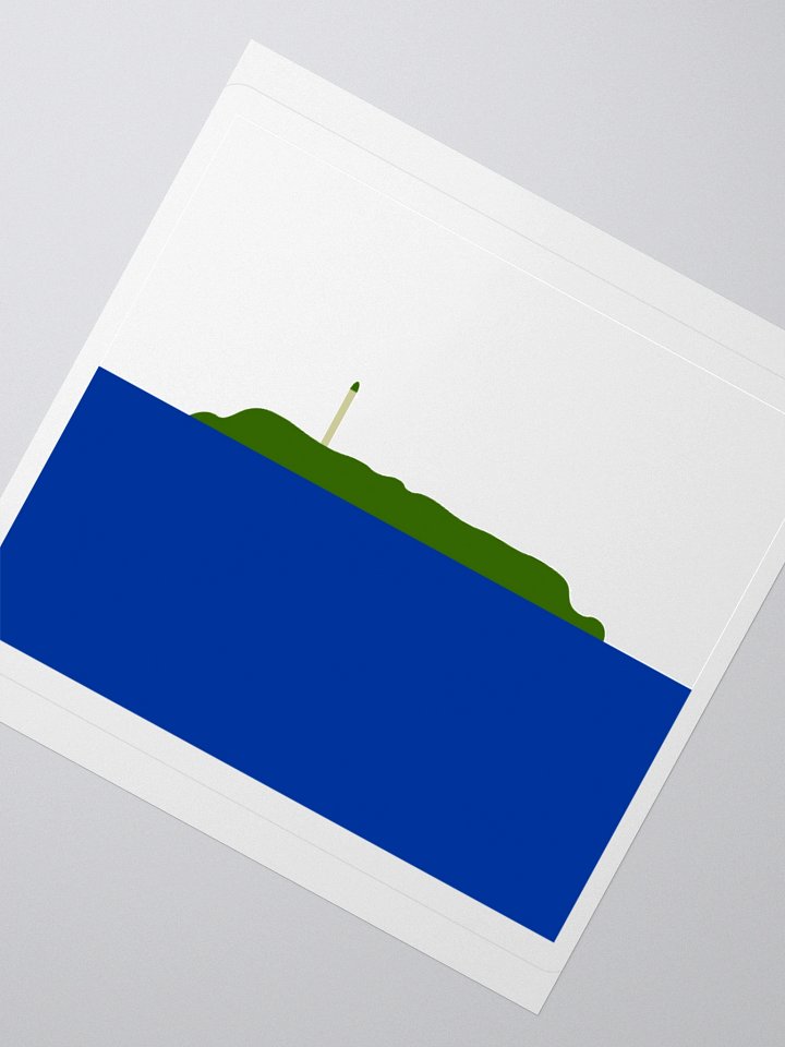 Exclusive Navassa Island Flag Kiss-Cut Sticker by TDS Music - Unique Design (3" x 3", 4" x 4", 5.5" x 5.5") product image (2)